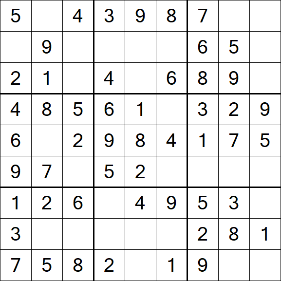 Sudoku - Einfach