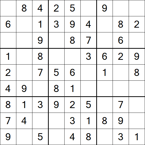 Sudoku - Fácil
