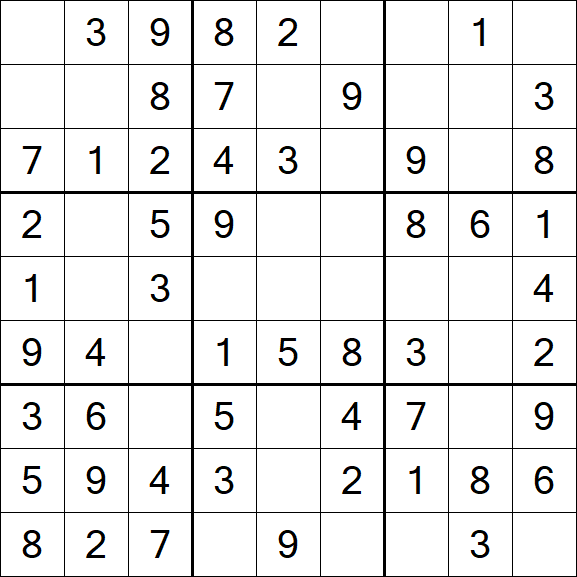 Sudoku - Fácil