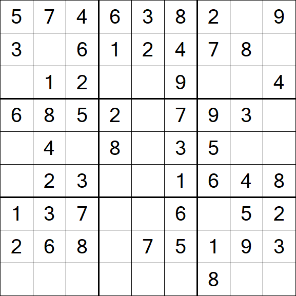 Sudoku - Fácil