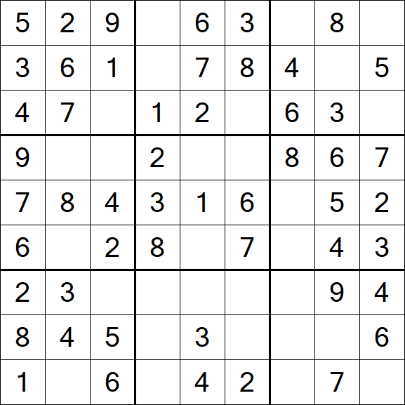 Sudoku - Easy