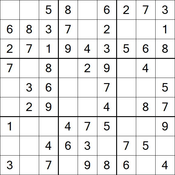 Sudoku - Fácil