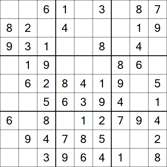 Sudoku - Fácil