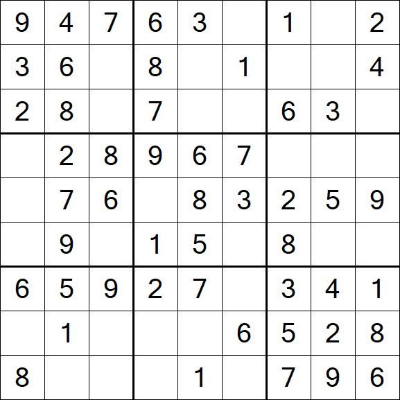 Sudoku - Fácil