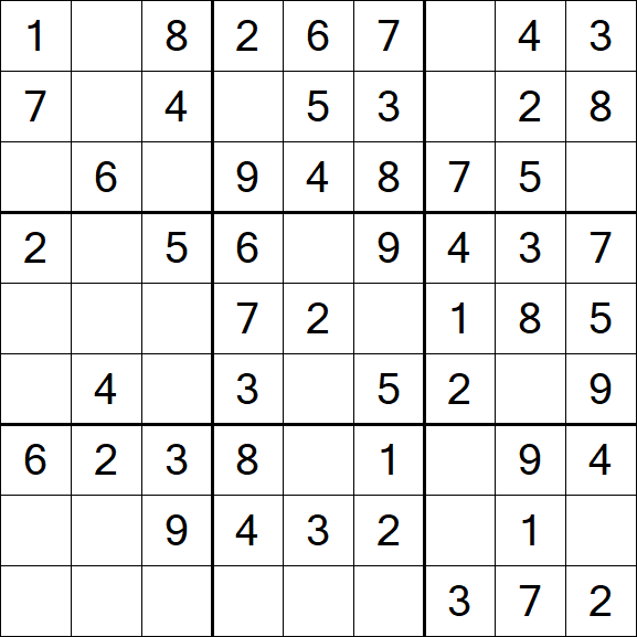 Sudoku - Fácil