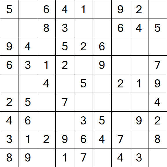 Sudoku - Einfach