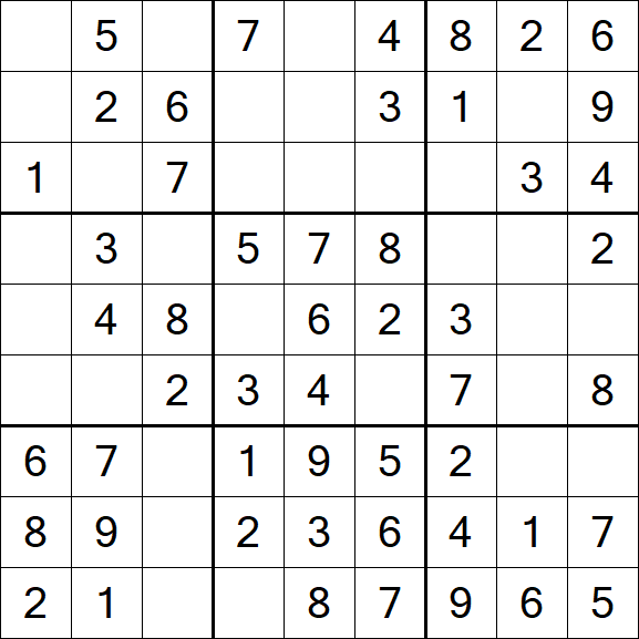 Sudoku - Einfach