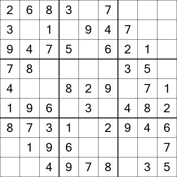 Sudoku - Einfach