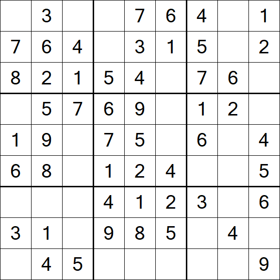 Sudoku - Einfach