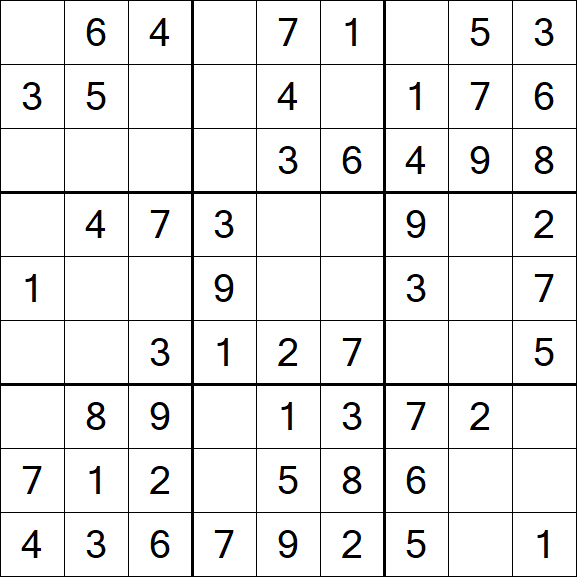 Sudoku - Einfach