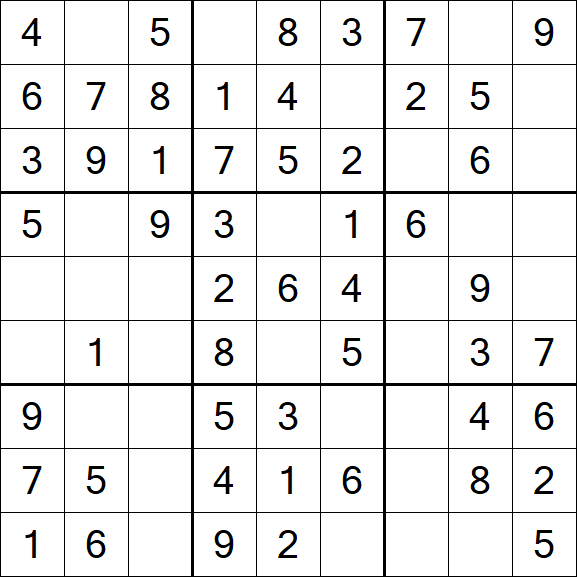 Sudoku - Einfach