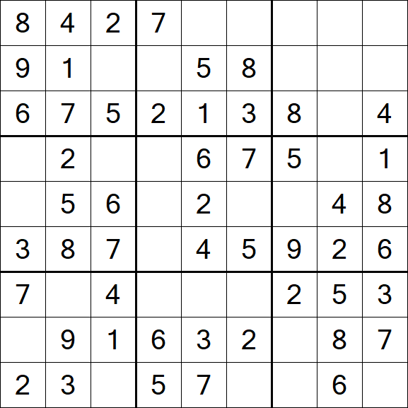 Sudoku - Fácil