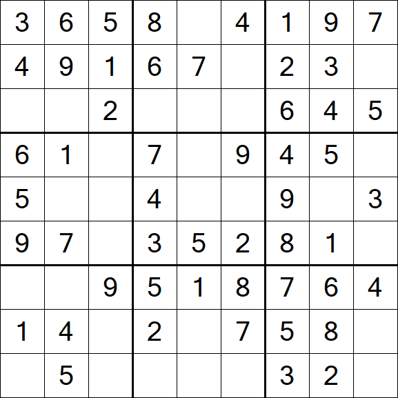 Sudoku - Fácil