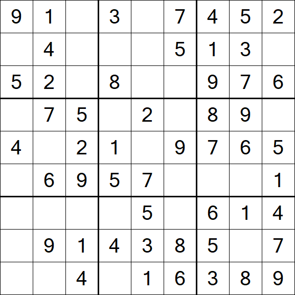 Sudoku - Easy