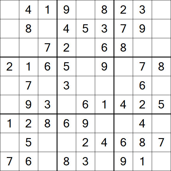 Sudoku - Easy