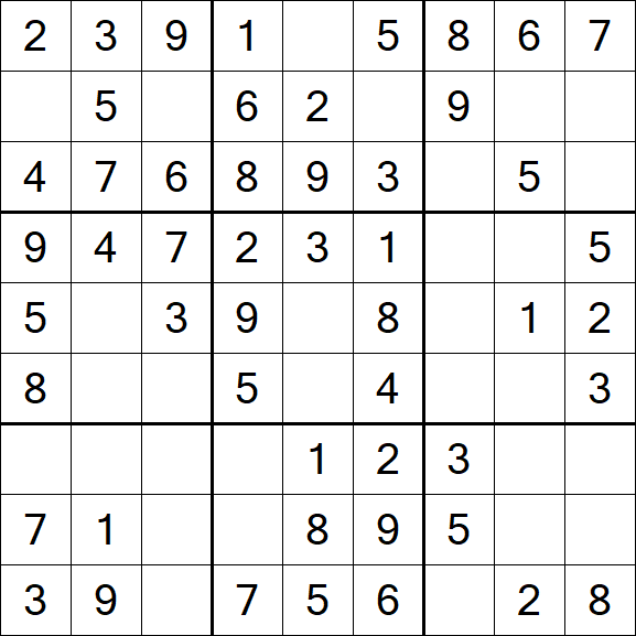 Sudoku - Easy