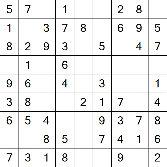 Sudoku - Easy