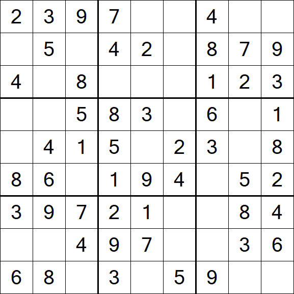 Sudoku - Easy