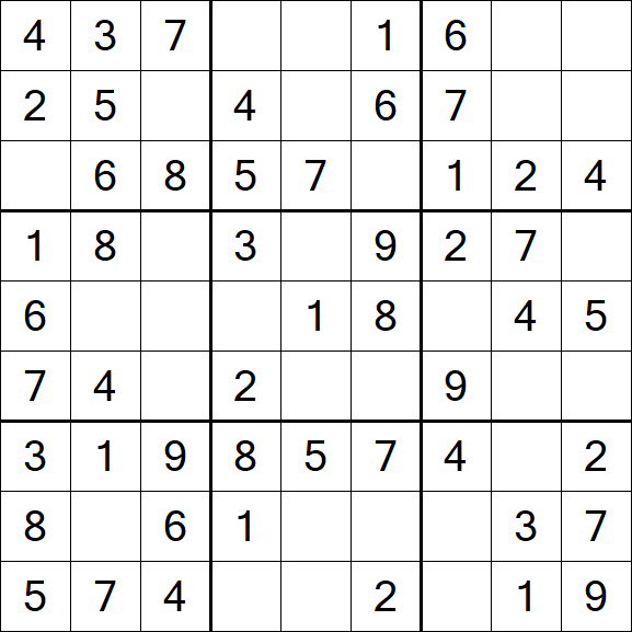 Sudoku - Easy