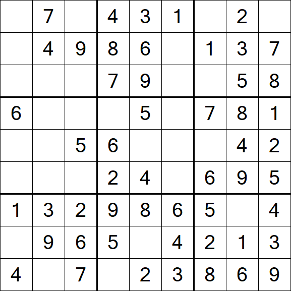 Sudoku - Easy