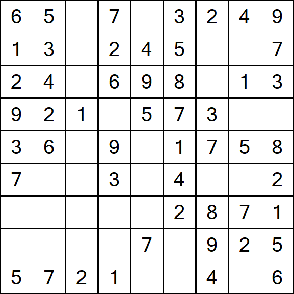 Sudoku - Easy