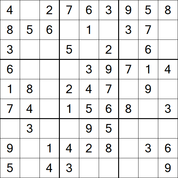 Sudoku - Easy