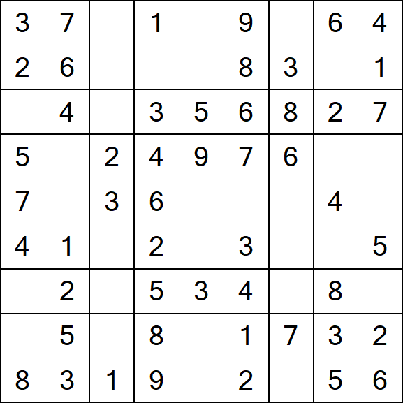 Sudoku - Easy