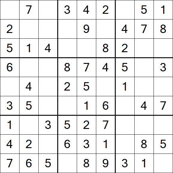 Sudoku - Easy