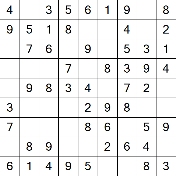 Sudoku - Easy