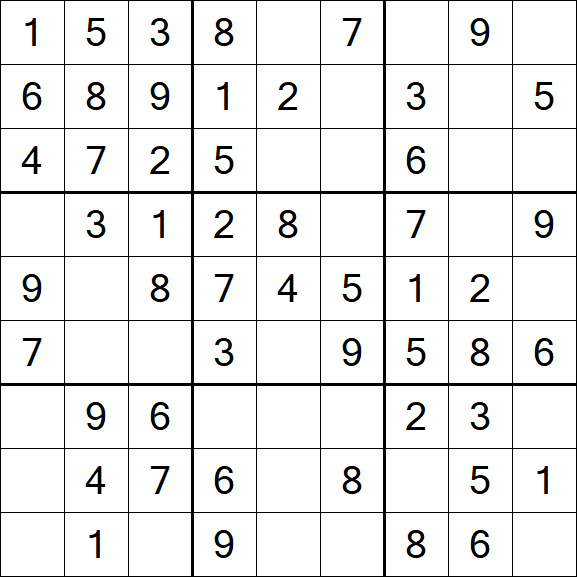 Sudoku - Easy
