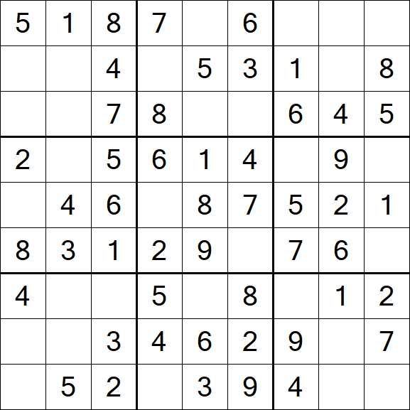 Sudoku - Fácil