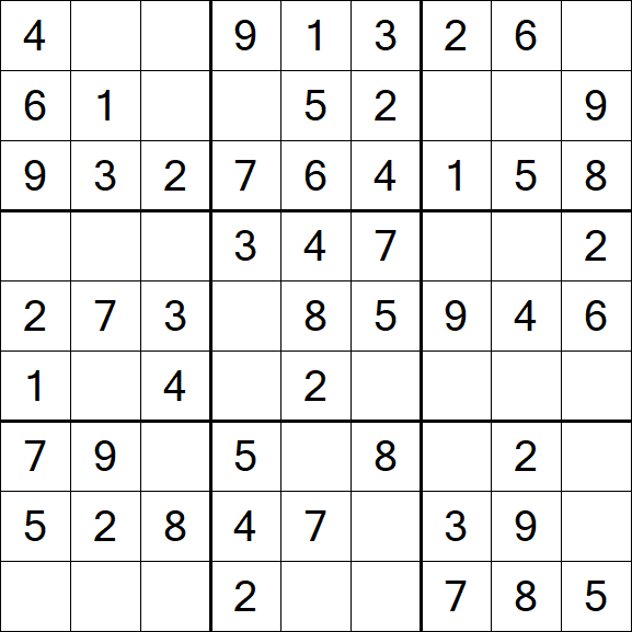 Sudoku - Fácil