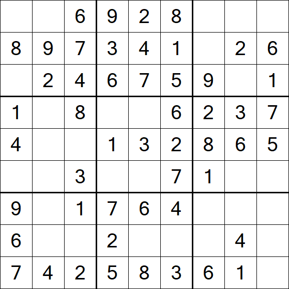 Sudoku - Fácil