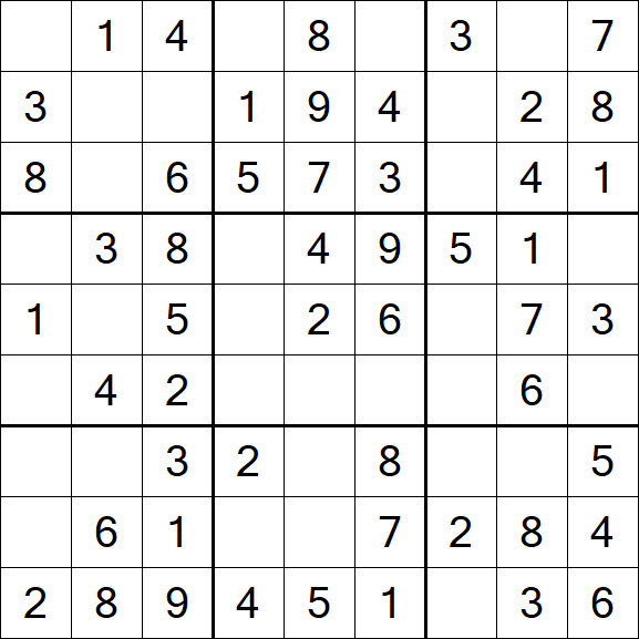 Sudoku - Fácil