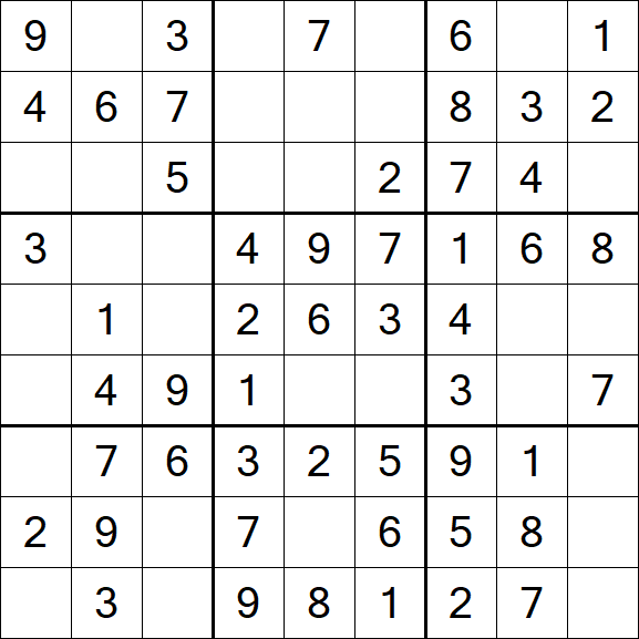 Sudoku - Einfach