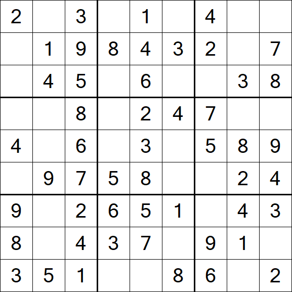 Sudoku - Einfach