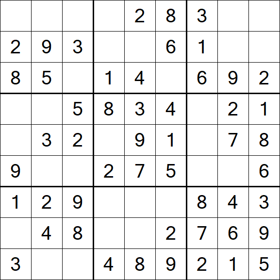 Sudoku - Einfach