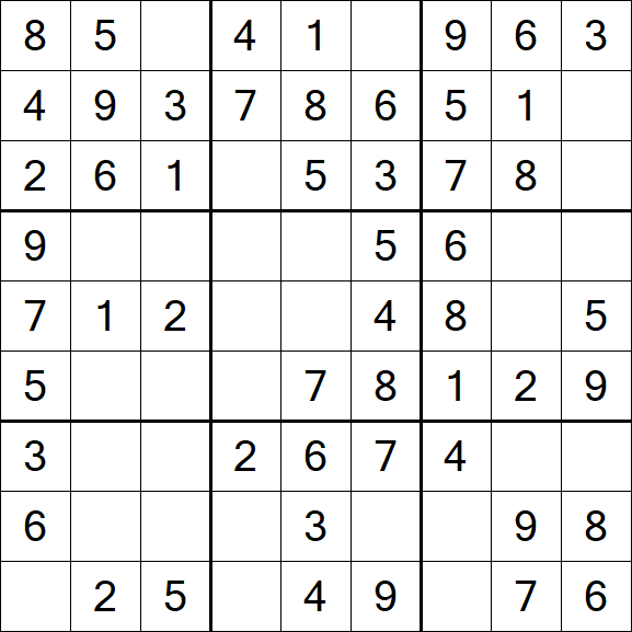 Sudoku - Einfach