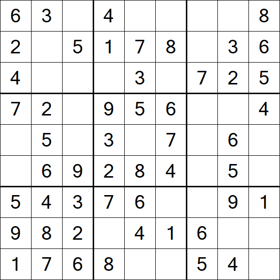 Sudoku - Einfach