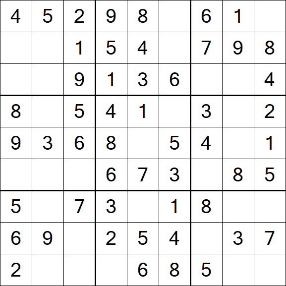 Sudoku - Einfach