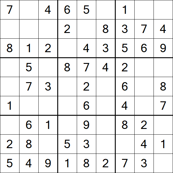 Sudoku - Fácil