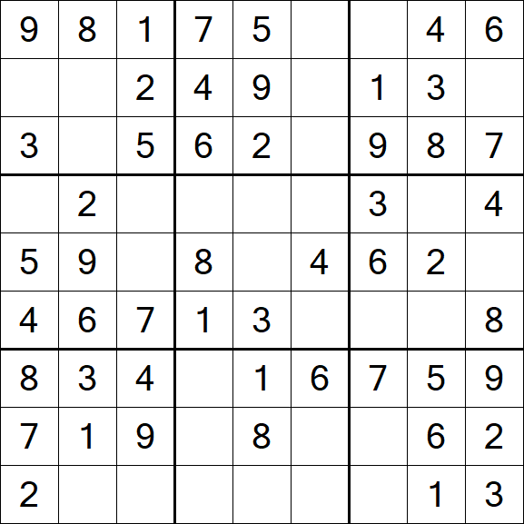 Sudoku - Einfach