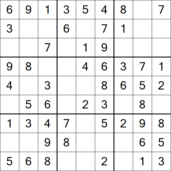 Sudoku - Einfach