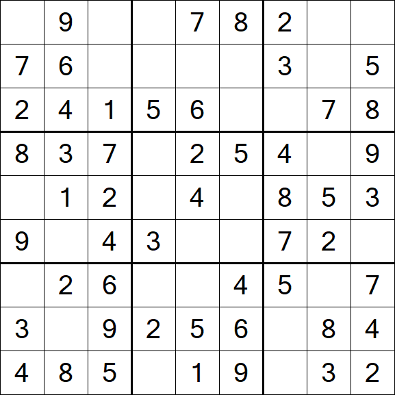 Sudoku - Einfach