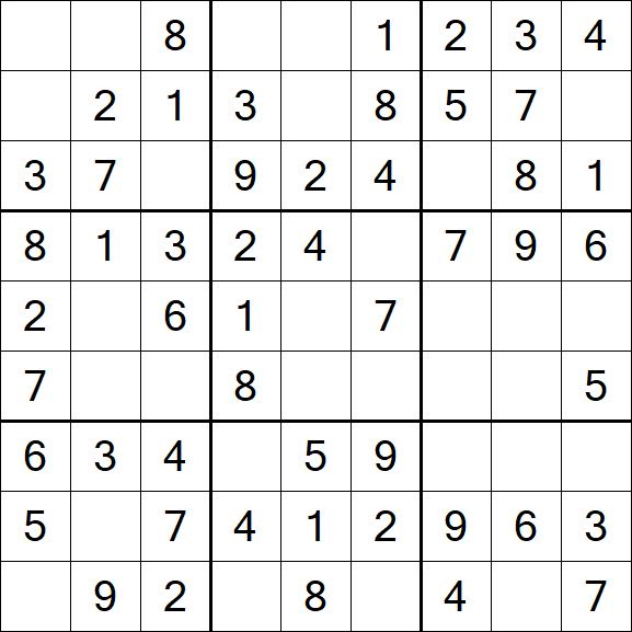 Sudoku - Einfach