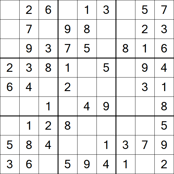 Sudoku - Einfach
