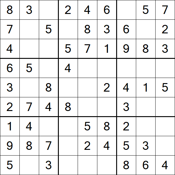 Sudoku - Einfach