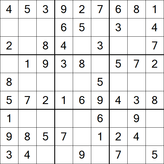 Sudoku - Einfach