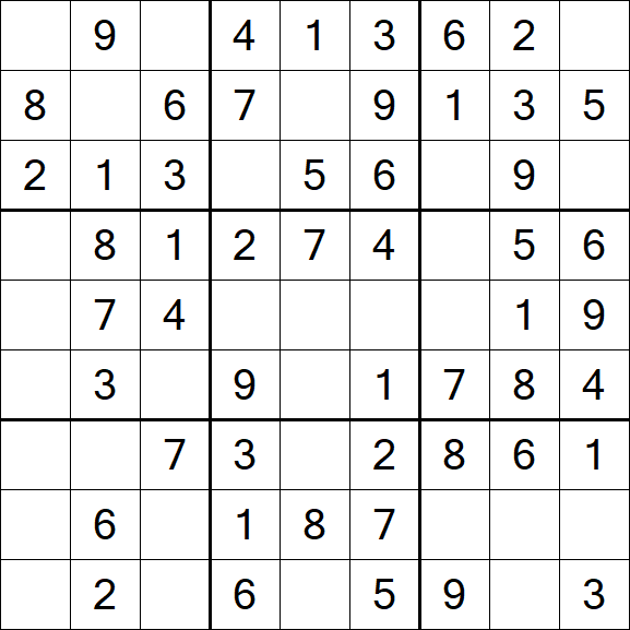 Sudoku - Einfach