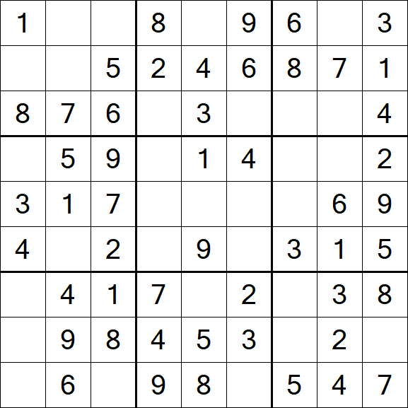Sudoku - Einfach